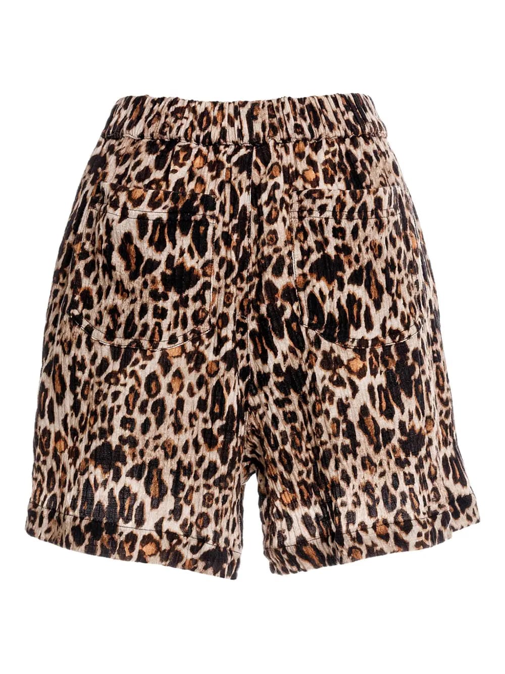 Watts Quilt leopard-print shorts