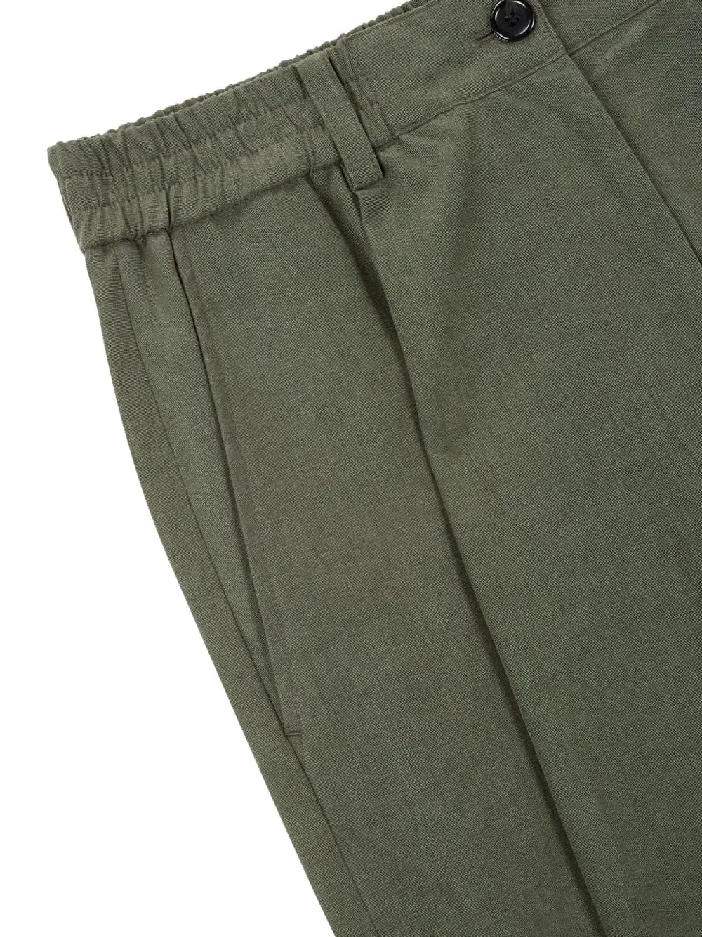 dart-detail wide-leg trousers
