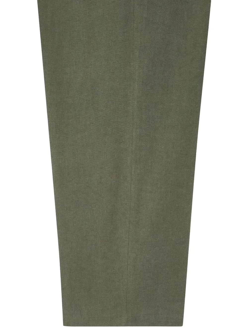 dart-detail wide-leg trousers