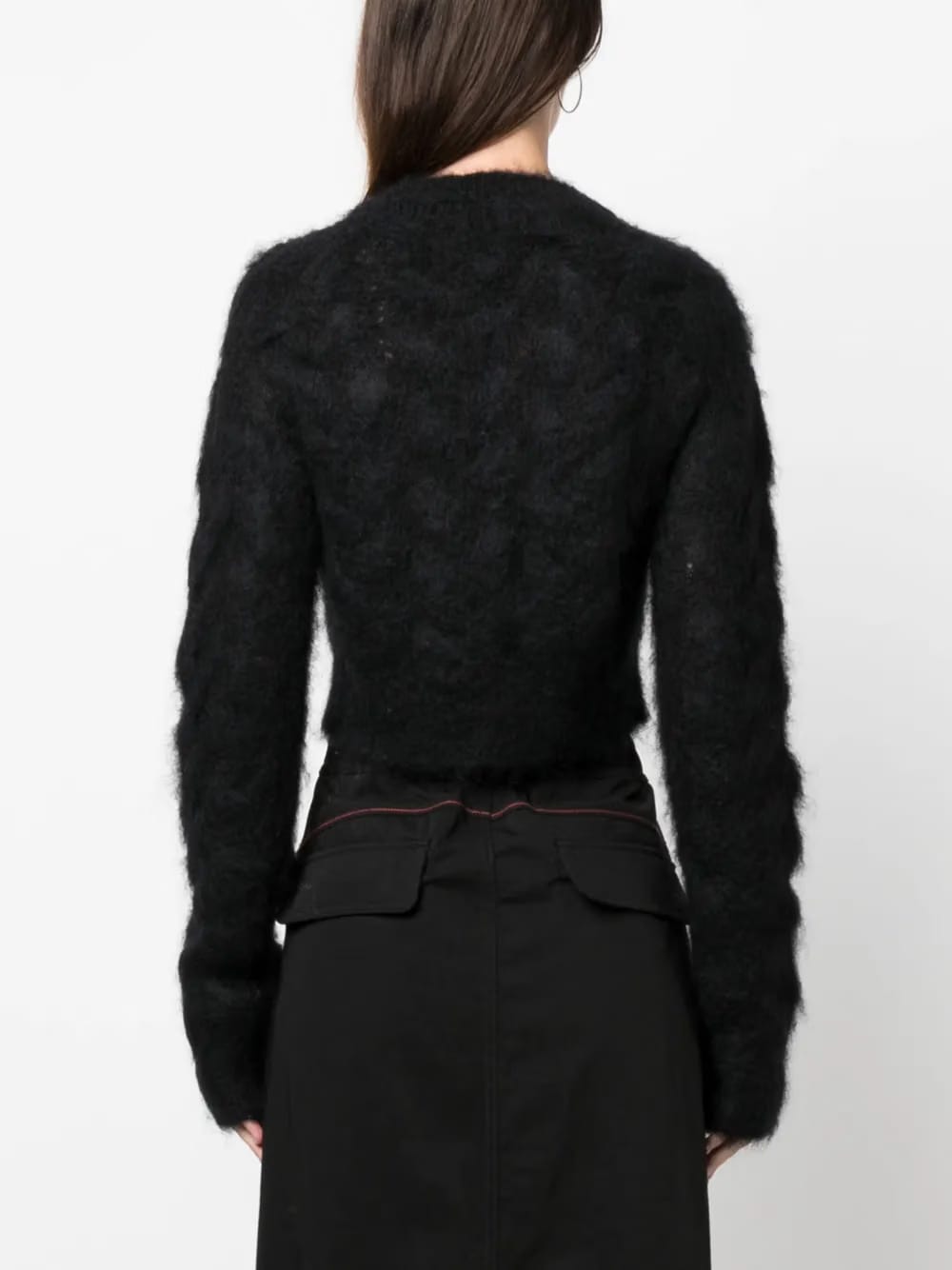 brushed mohair-blend jumper