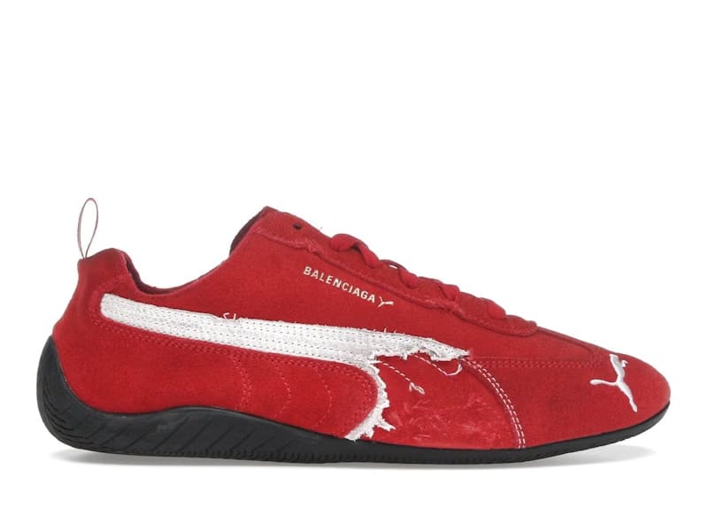 Balenciaga x Puma Speedcat Suede Distressed Red White
