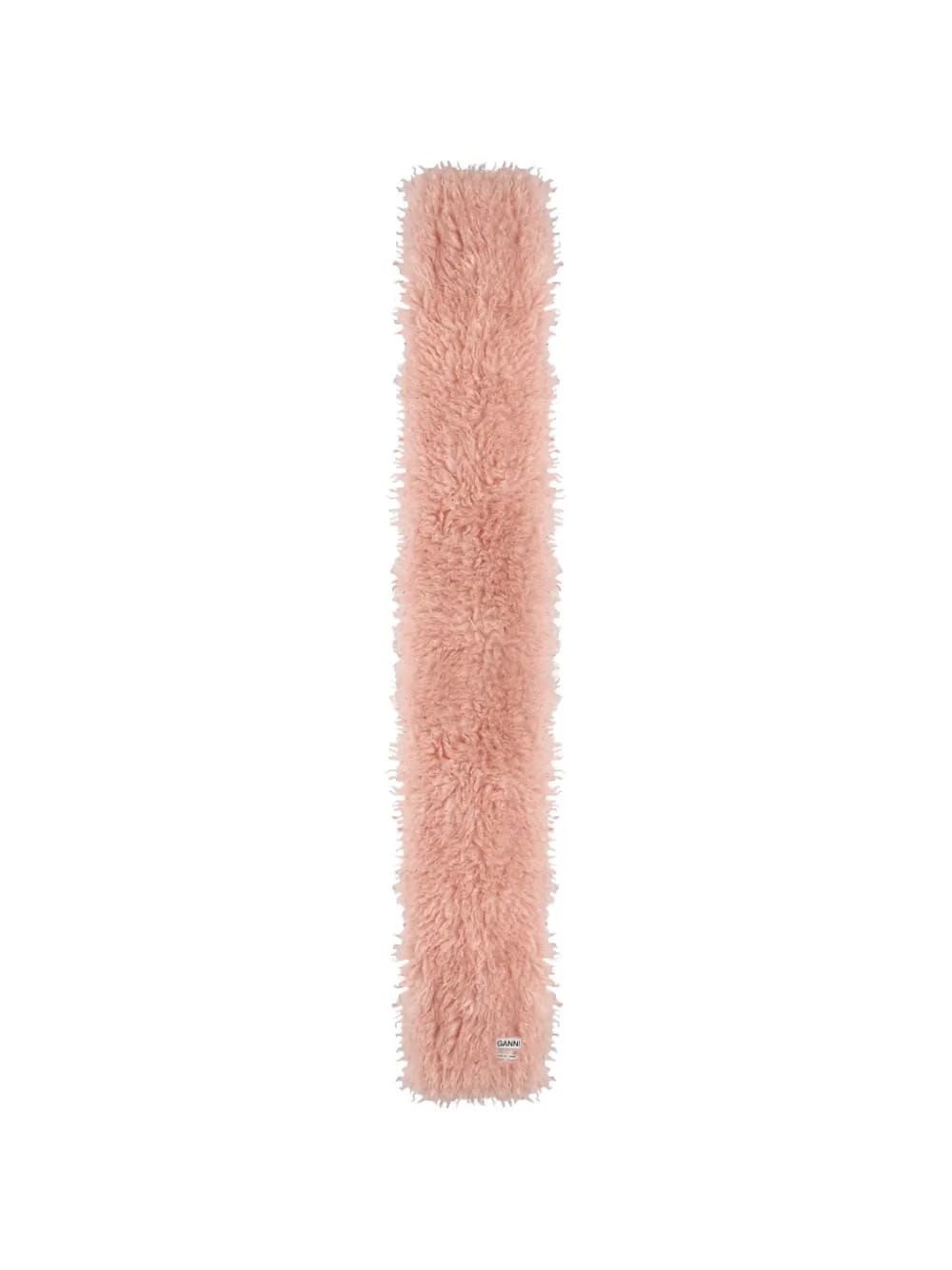 fluffy-texture scarf