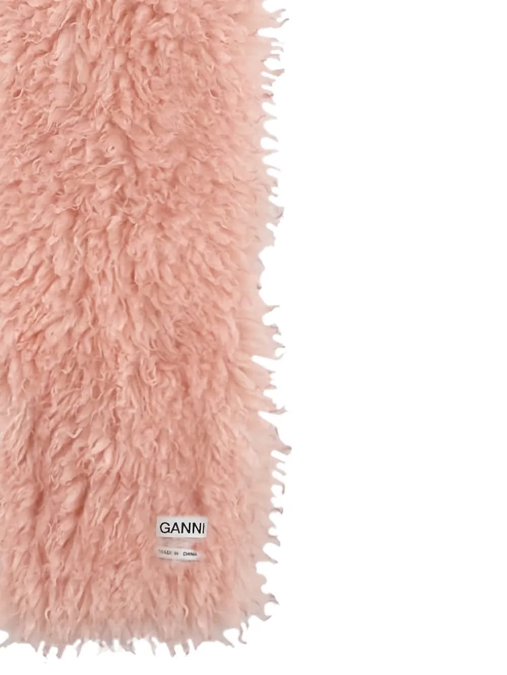 fluffy-texture scarf