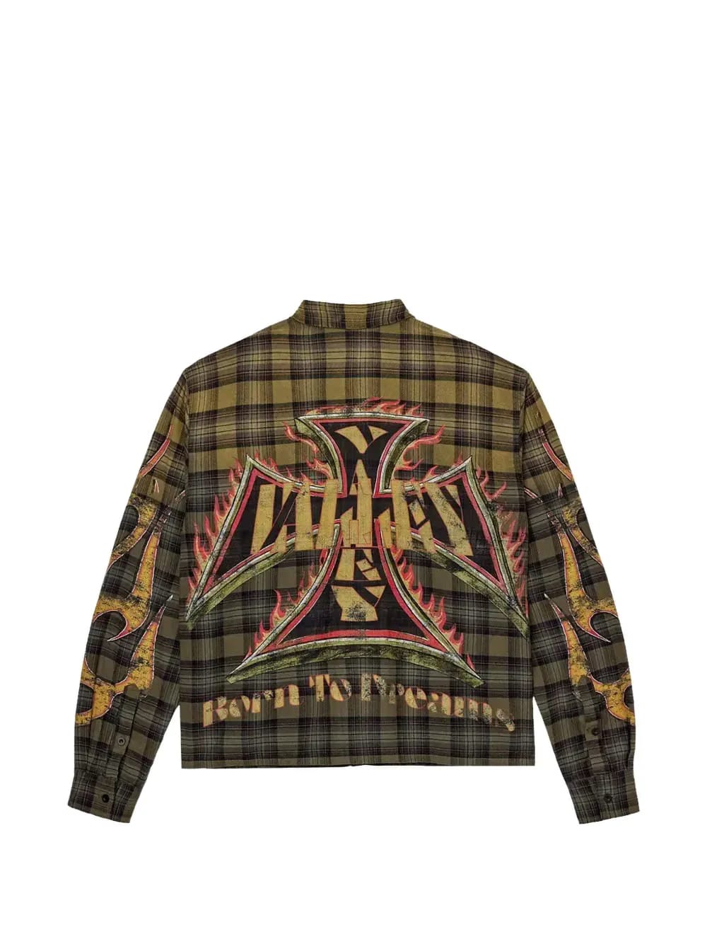 tartan graphic flannel