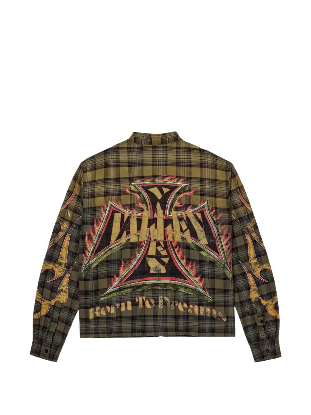 tartan graphic flannel