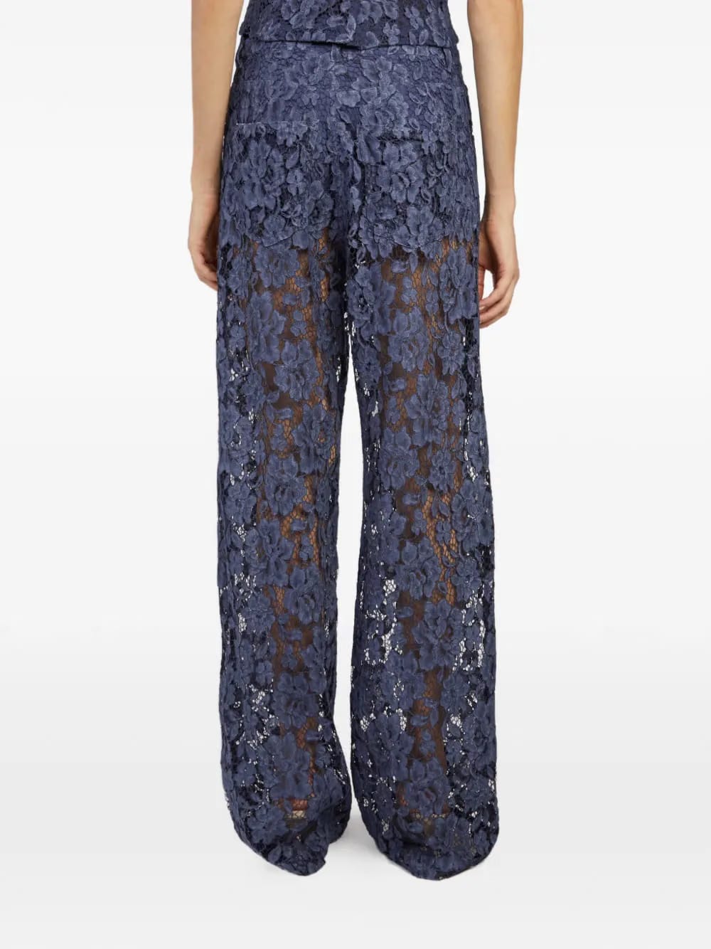 lace five-pocket trousers