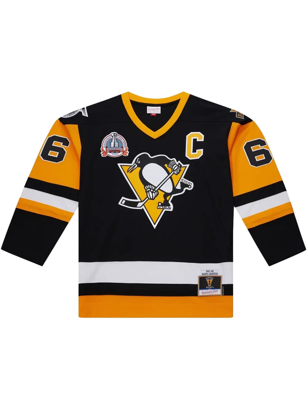 NHL Dark Penguins 1992 Mario Lemieux jersey
