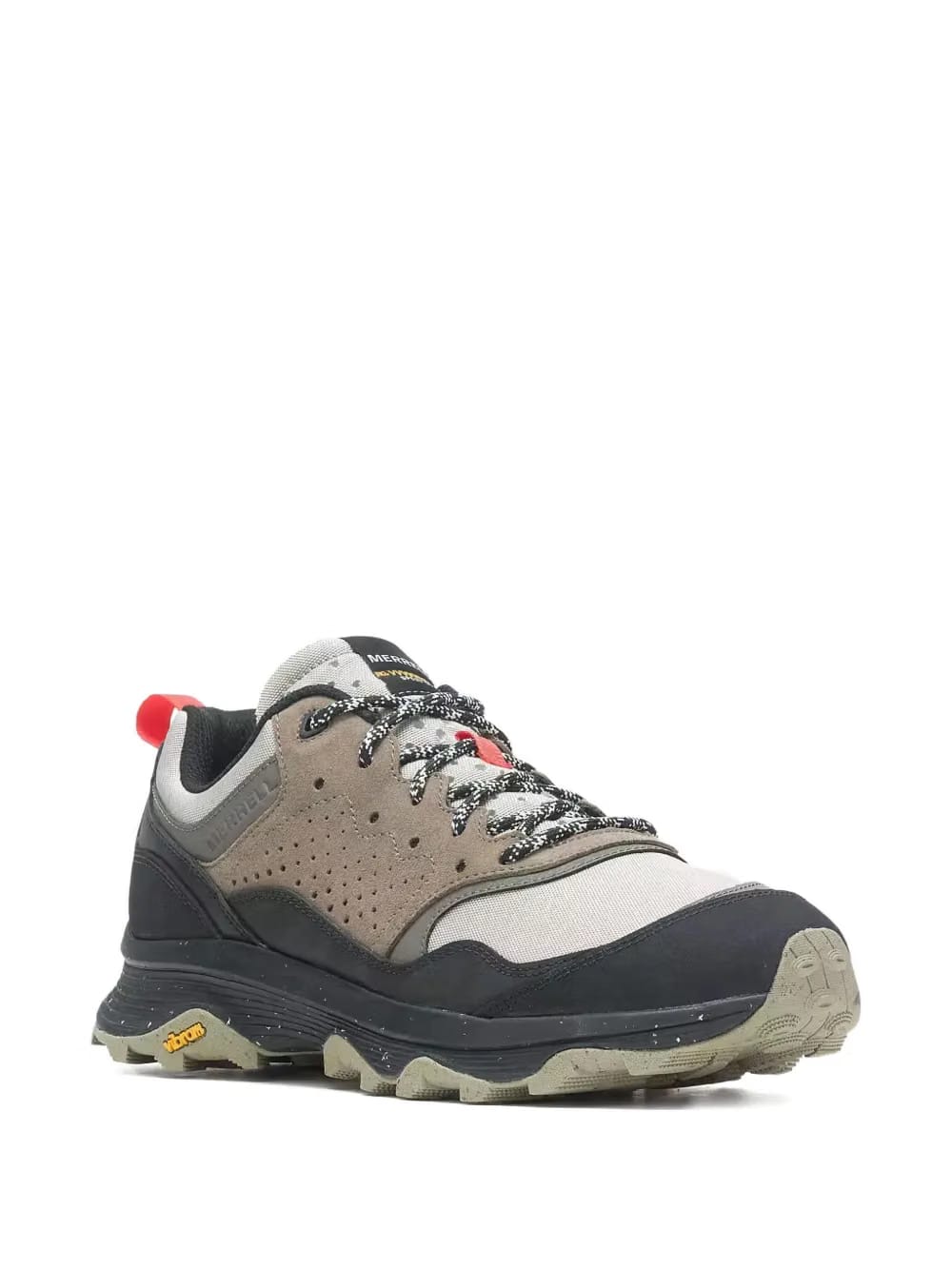 perforated-detail sole trainers