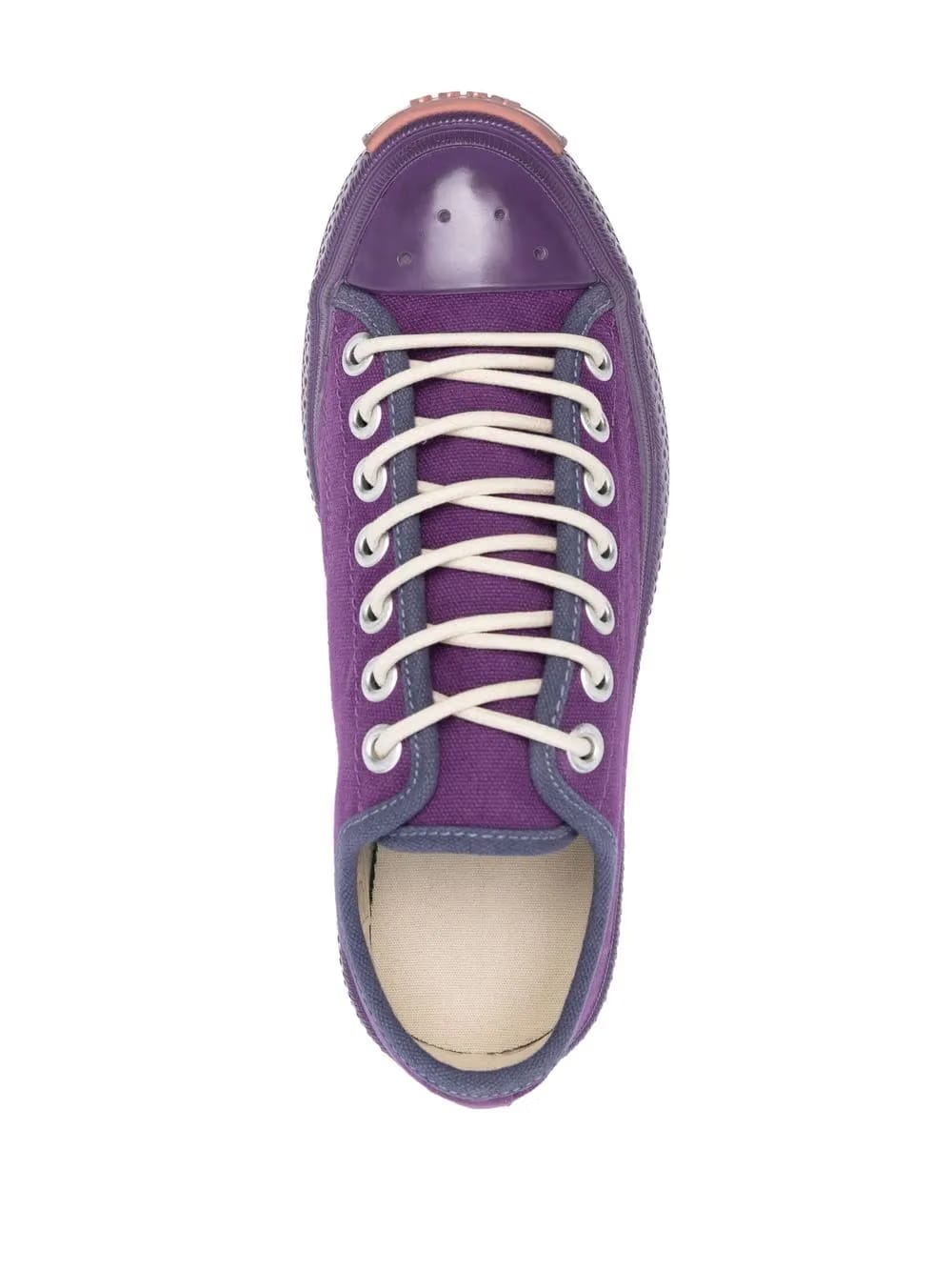 tonal lace-up sneakers