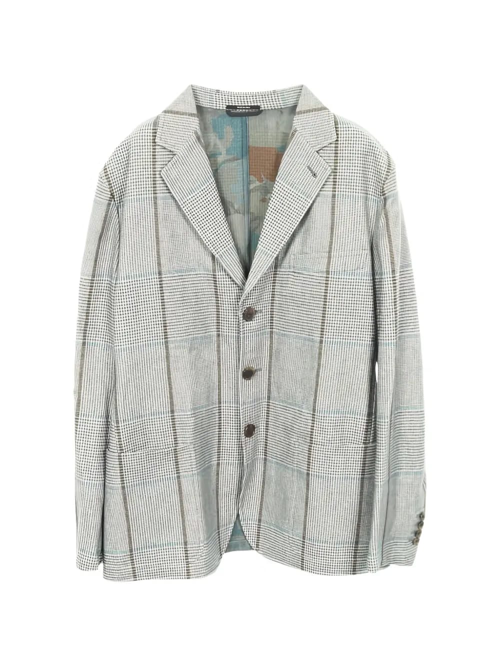 2010s tailored jacket check houndstooth jacket