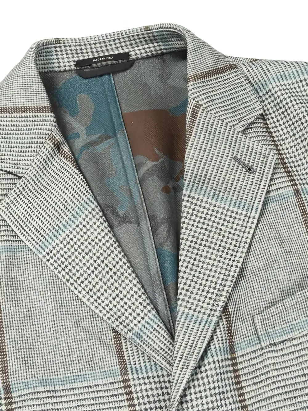 2010s tailored jacket check houndstooth jacket