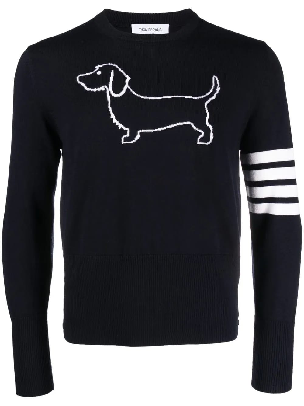 4-Bar stripe wool jumper