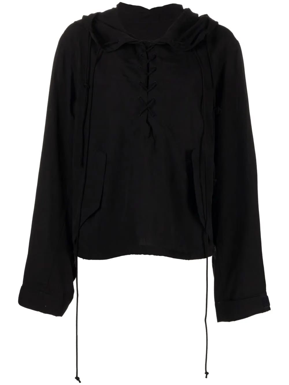 lace-up Hoodie