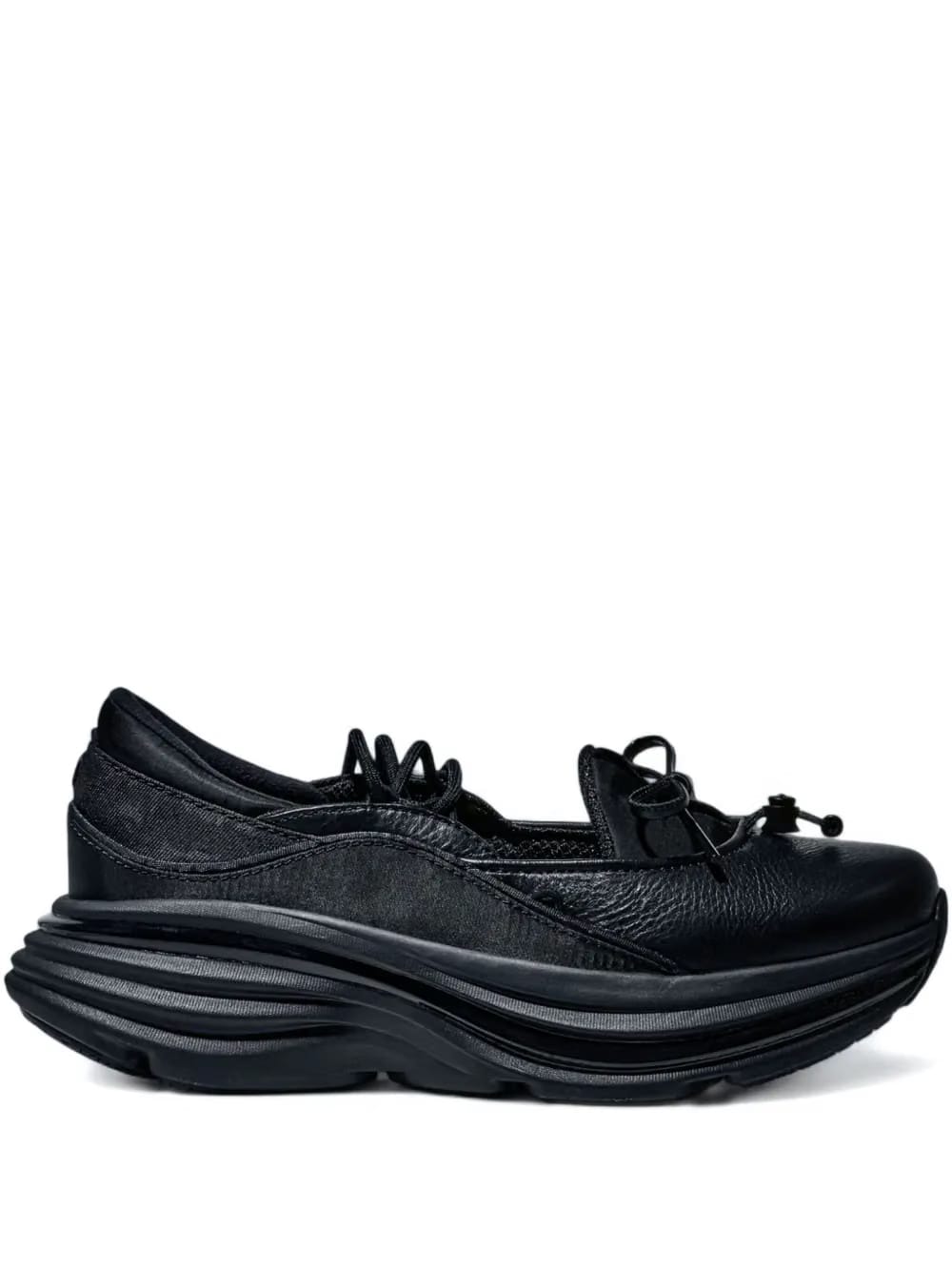 bow lace-up sneakers