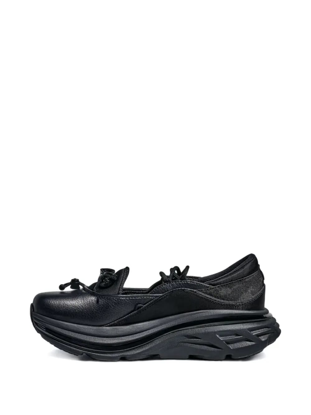 bow lace-up sneakers