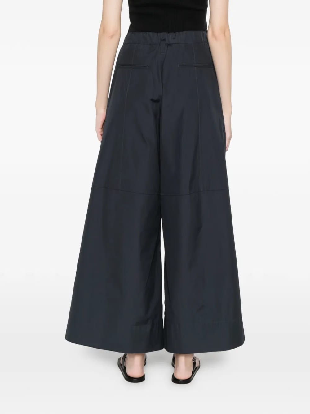 drawstring pockets trousers