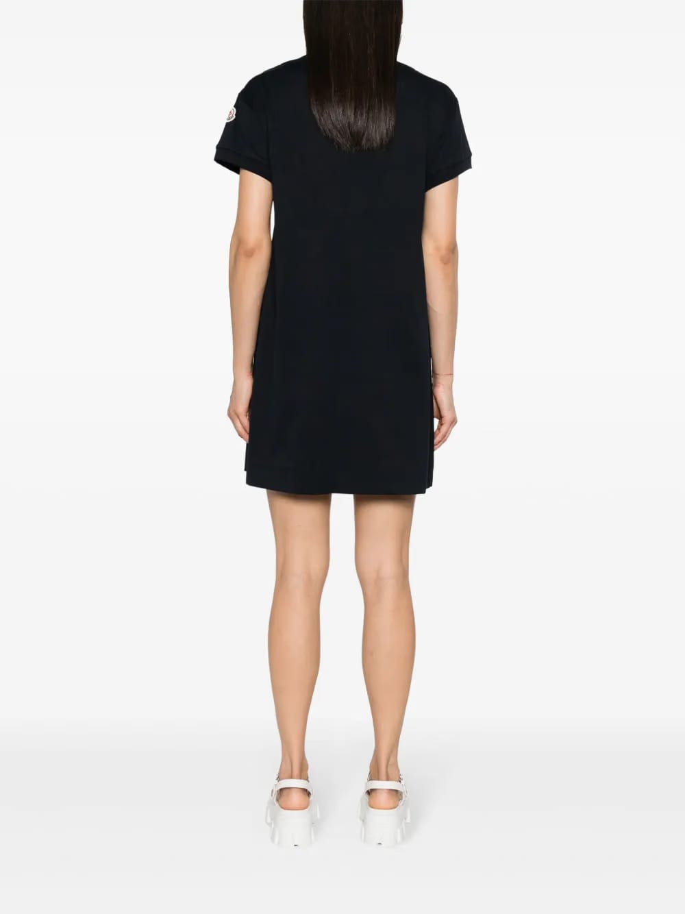 corded-logo cotton mini dress