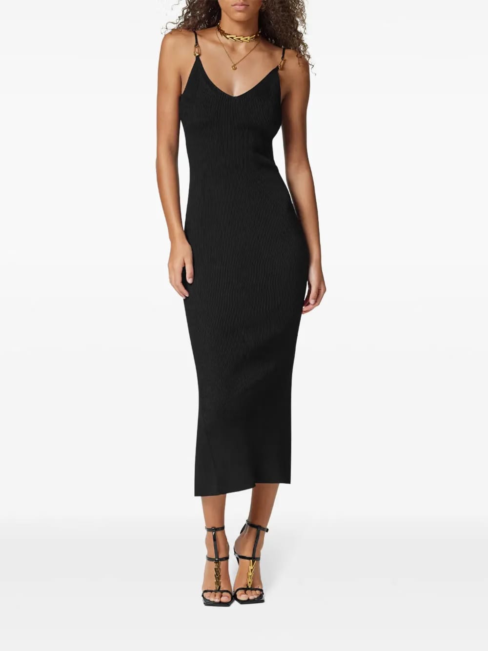 Safety Pin slip midi dress