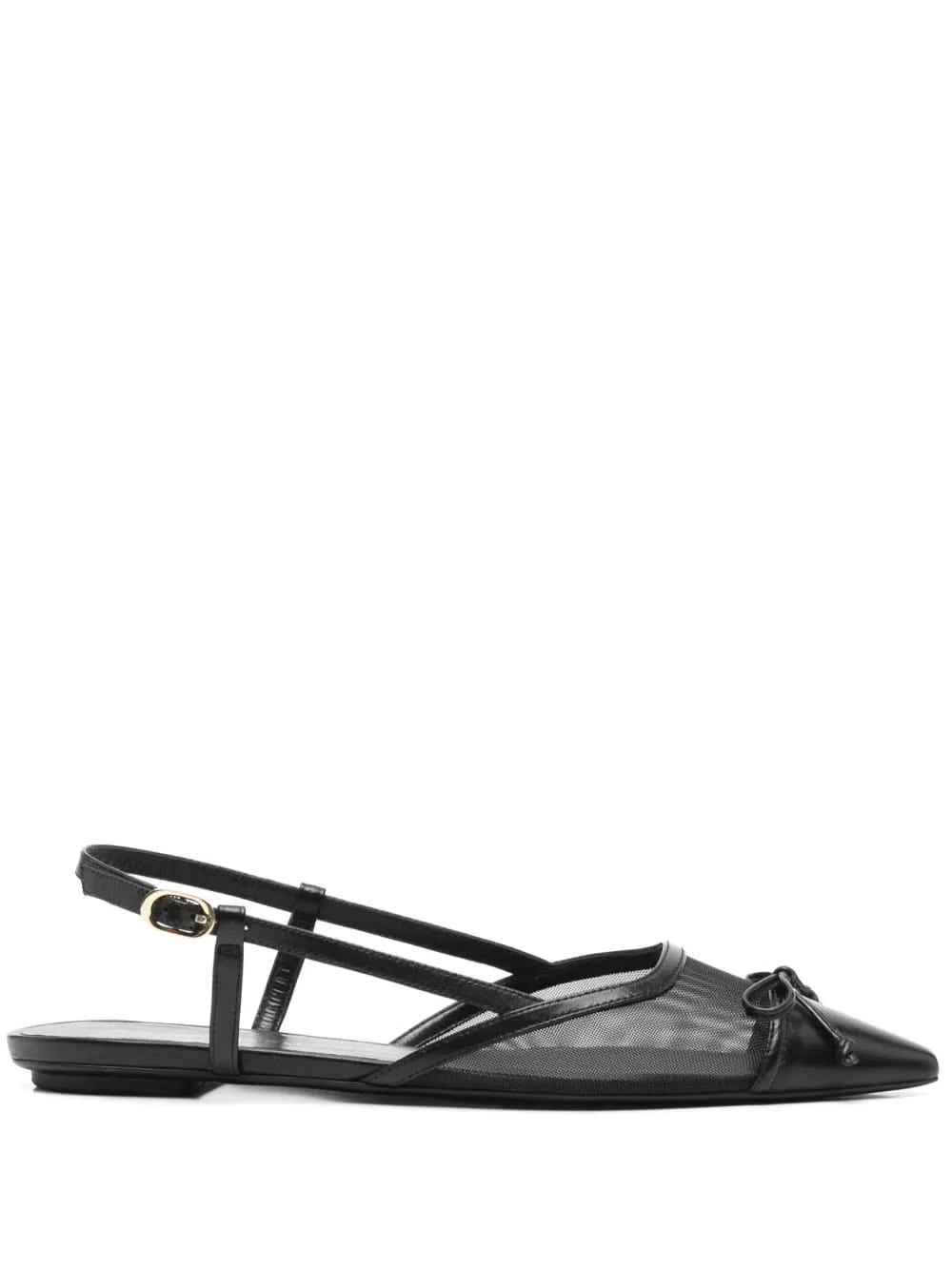mesh-panel ballet flats