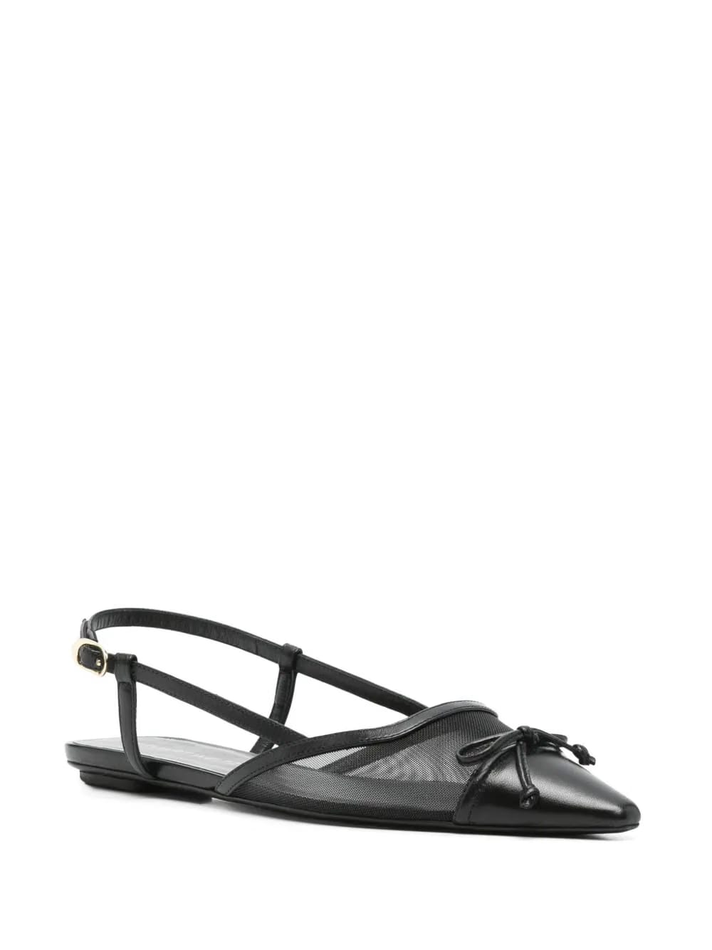 mesh-panel ballet flats