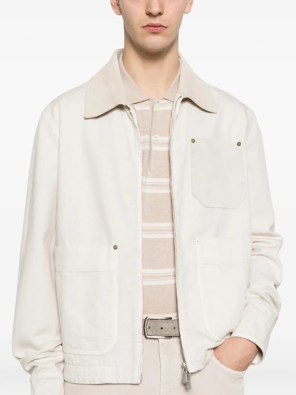 collar pocket jacket
