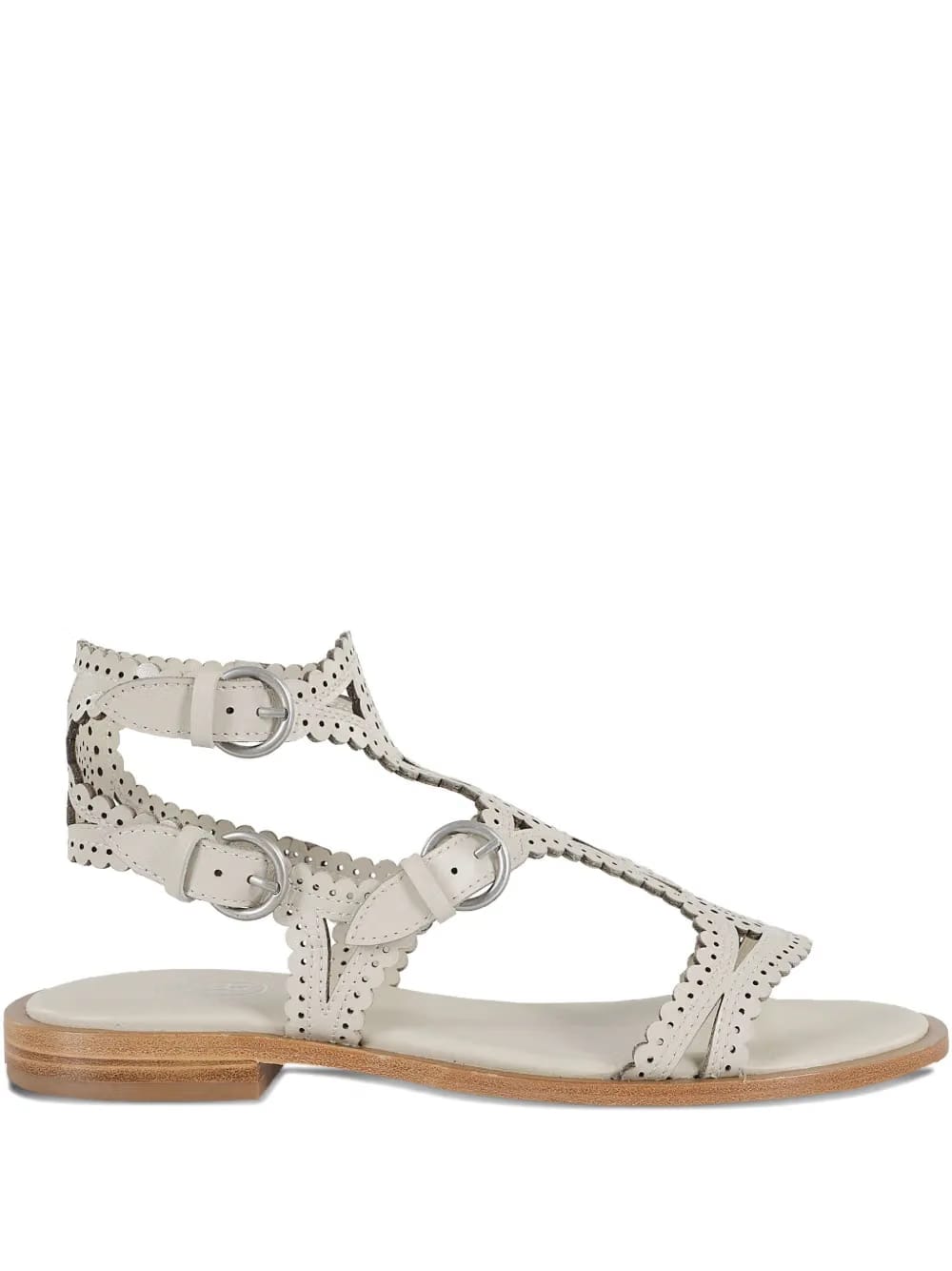 Paprika flat sandals