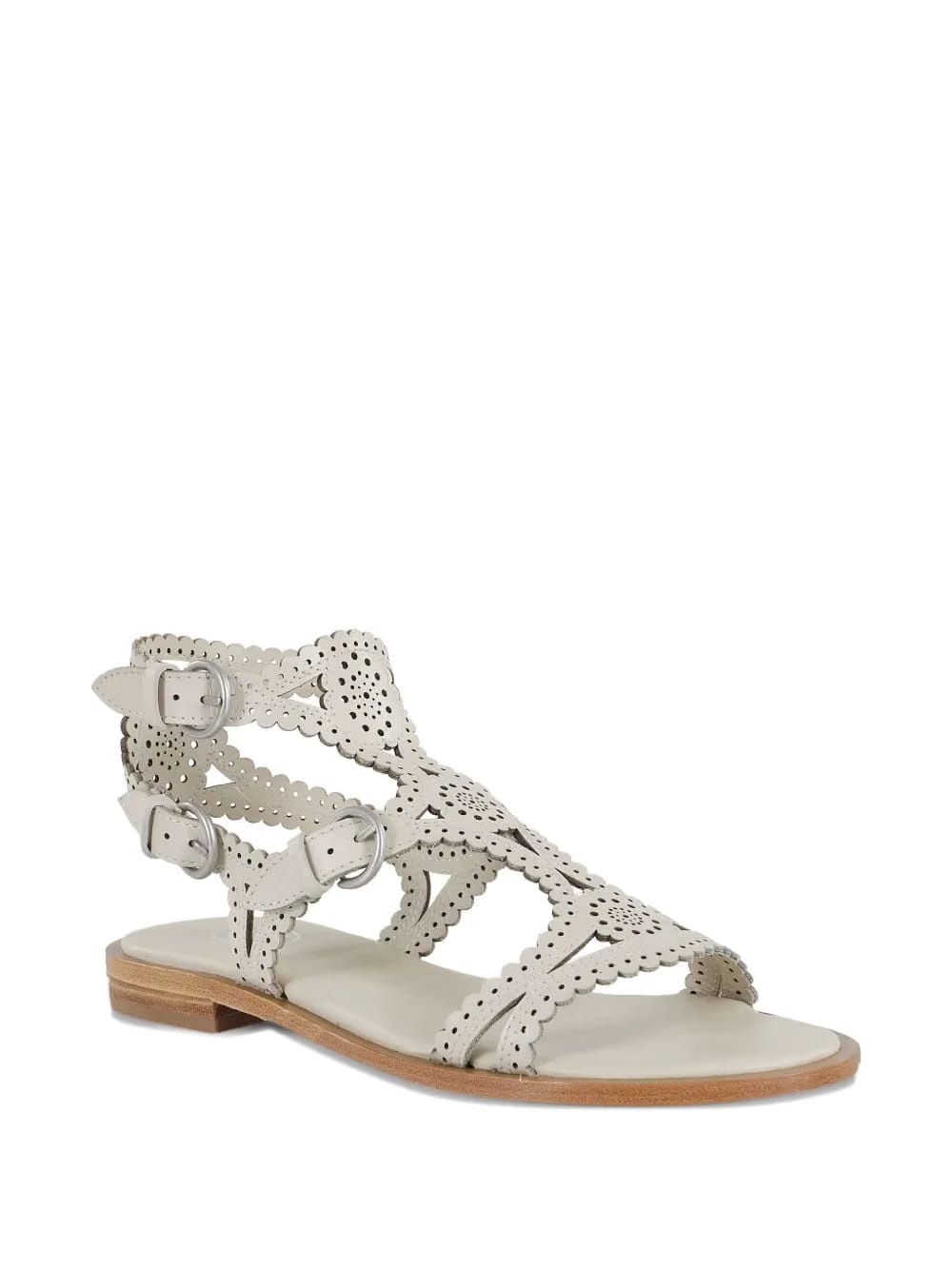 Paprika flat sandals
