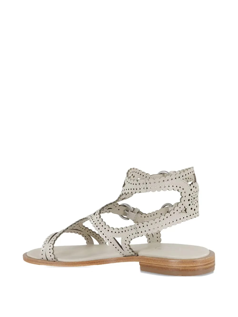 Paprika flat sandals