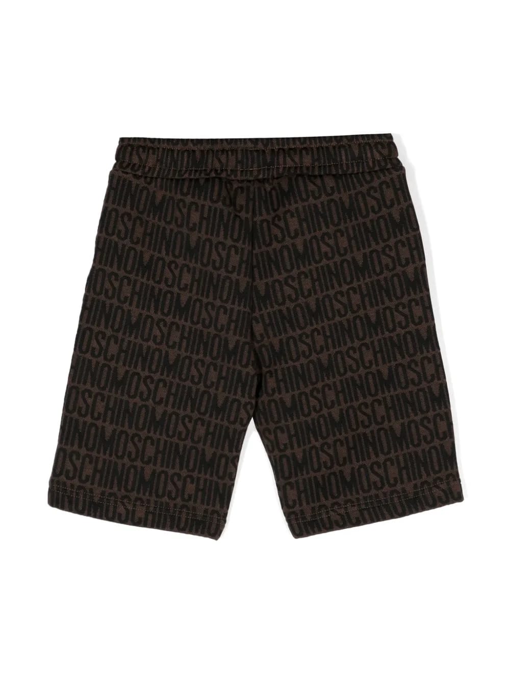 monogram-print track shorts