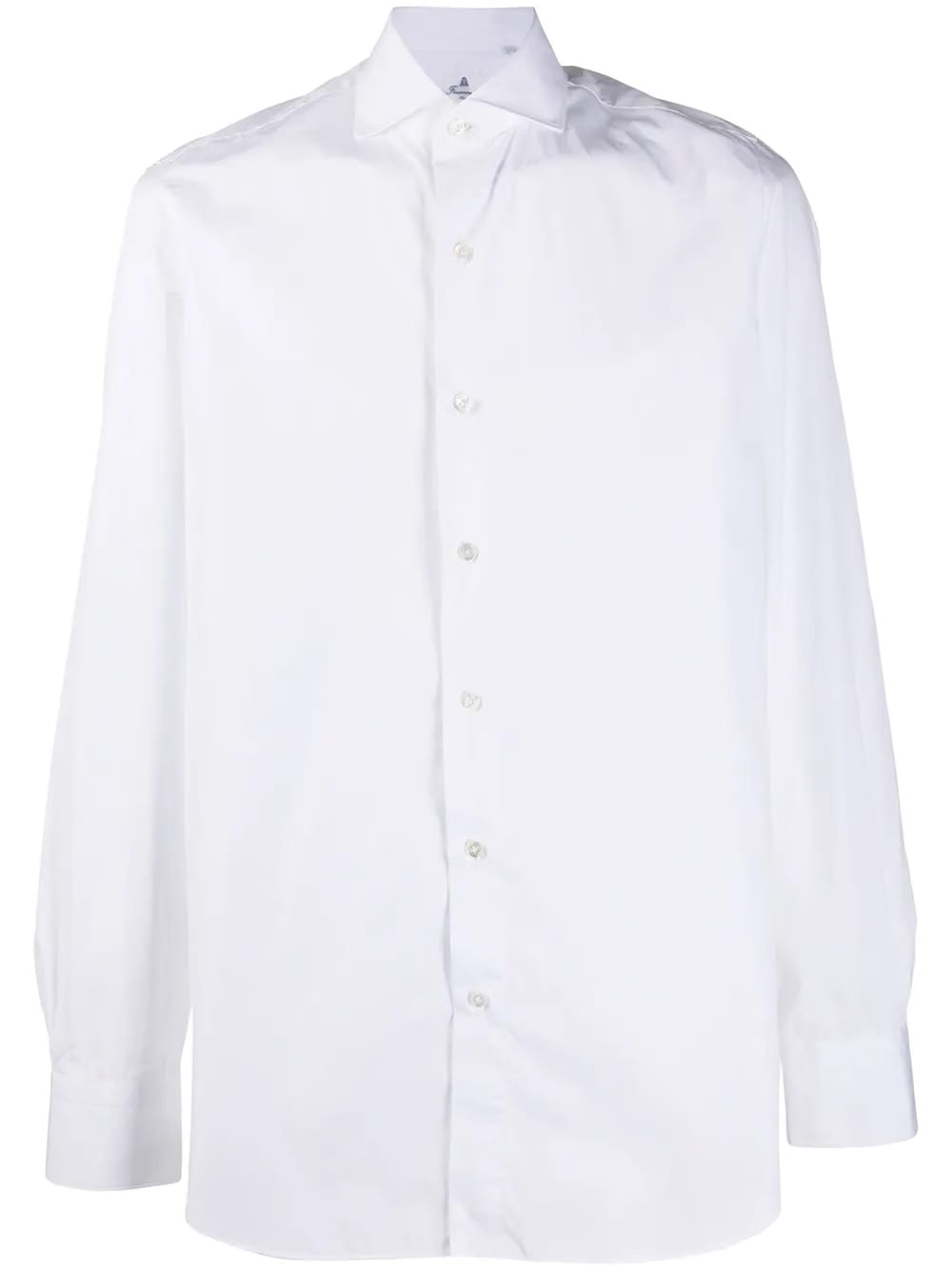 slim-fit long-sleeved shirt