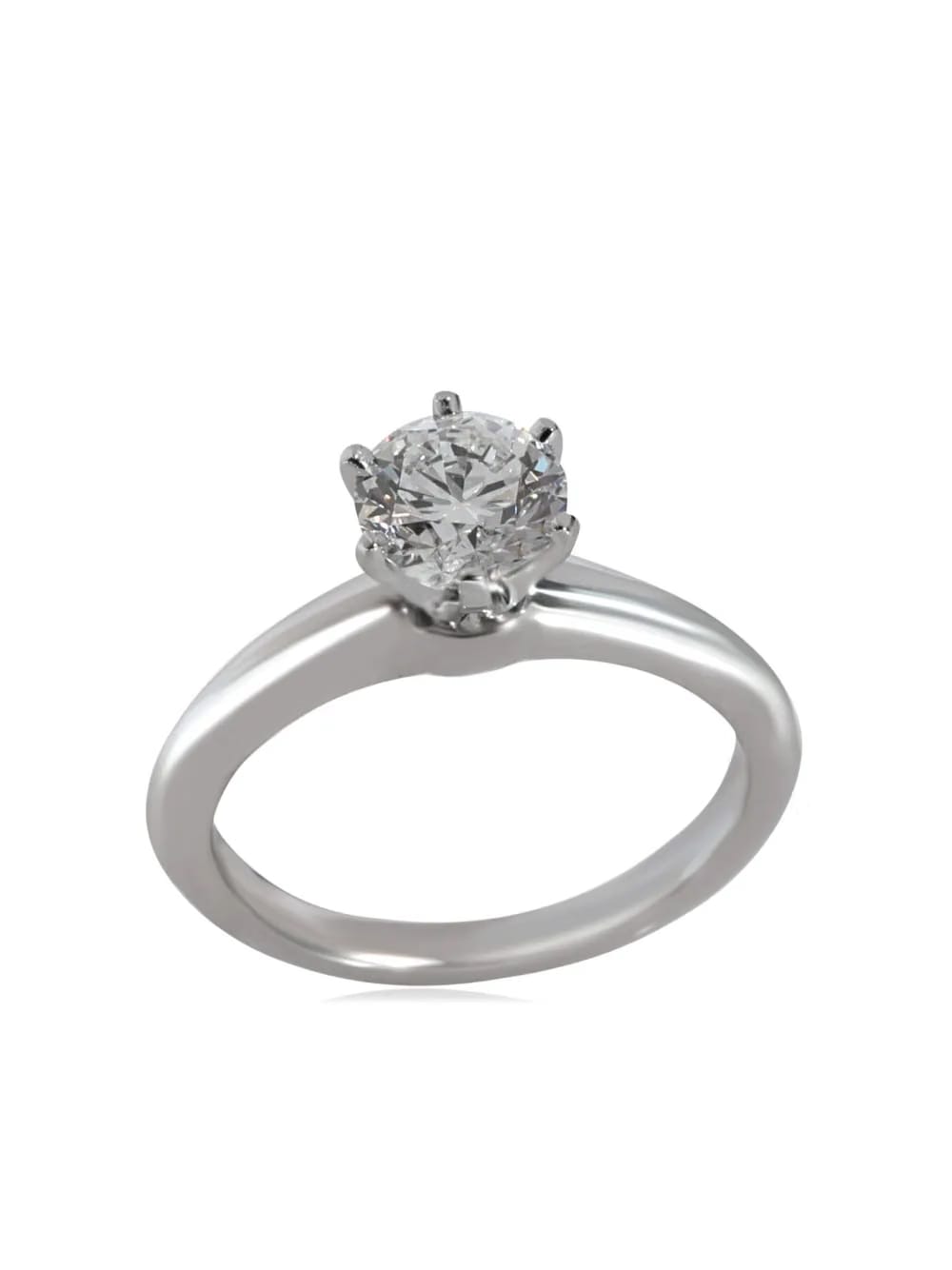 platinum Solitaire diamond engagement ring