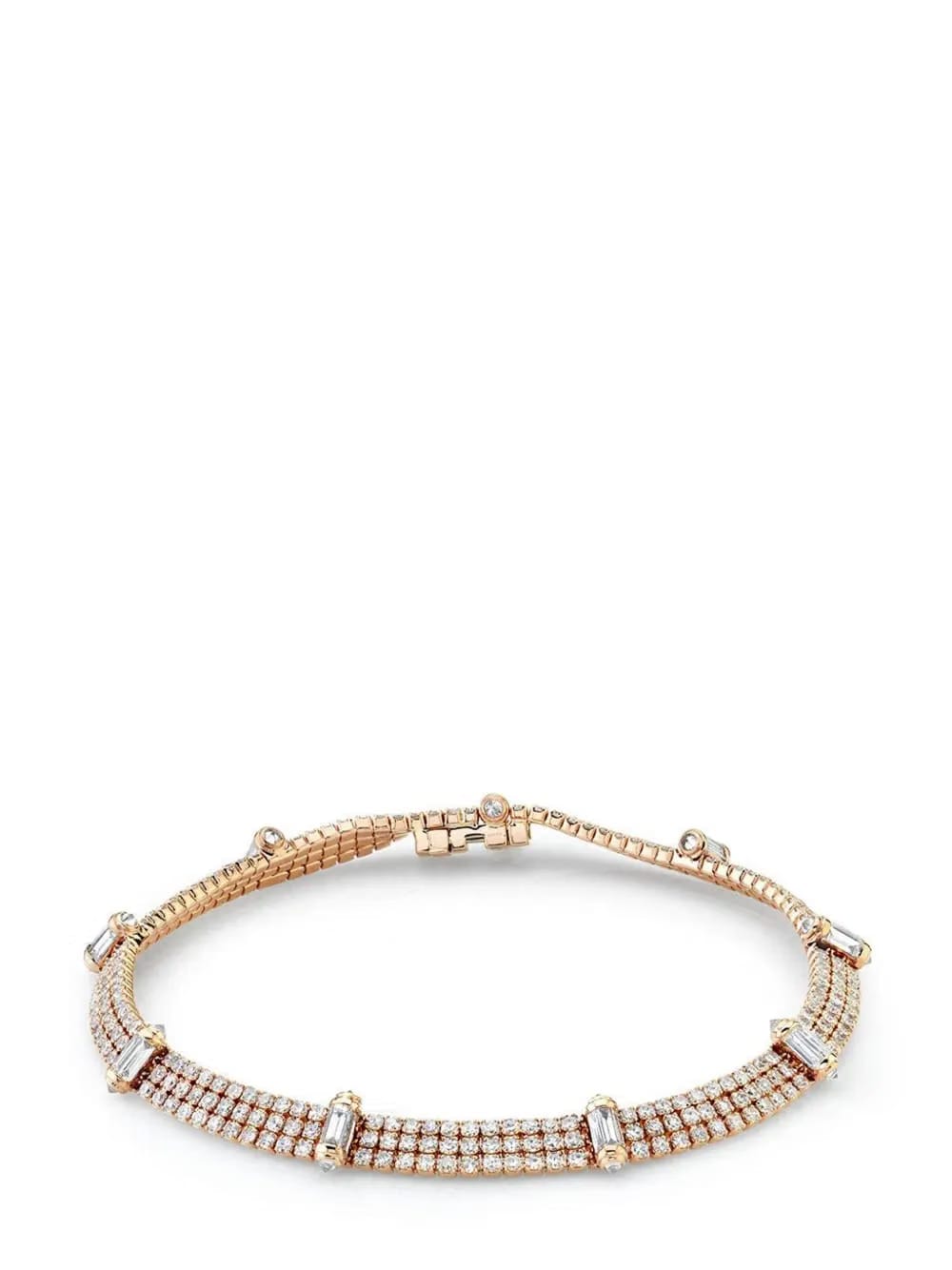 18kt rose gold Tripe Thread diamond bracelet
