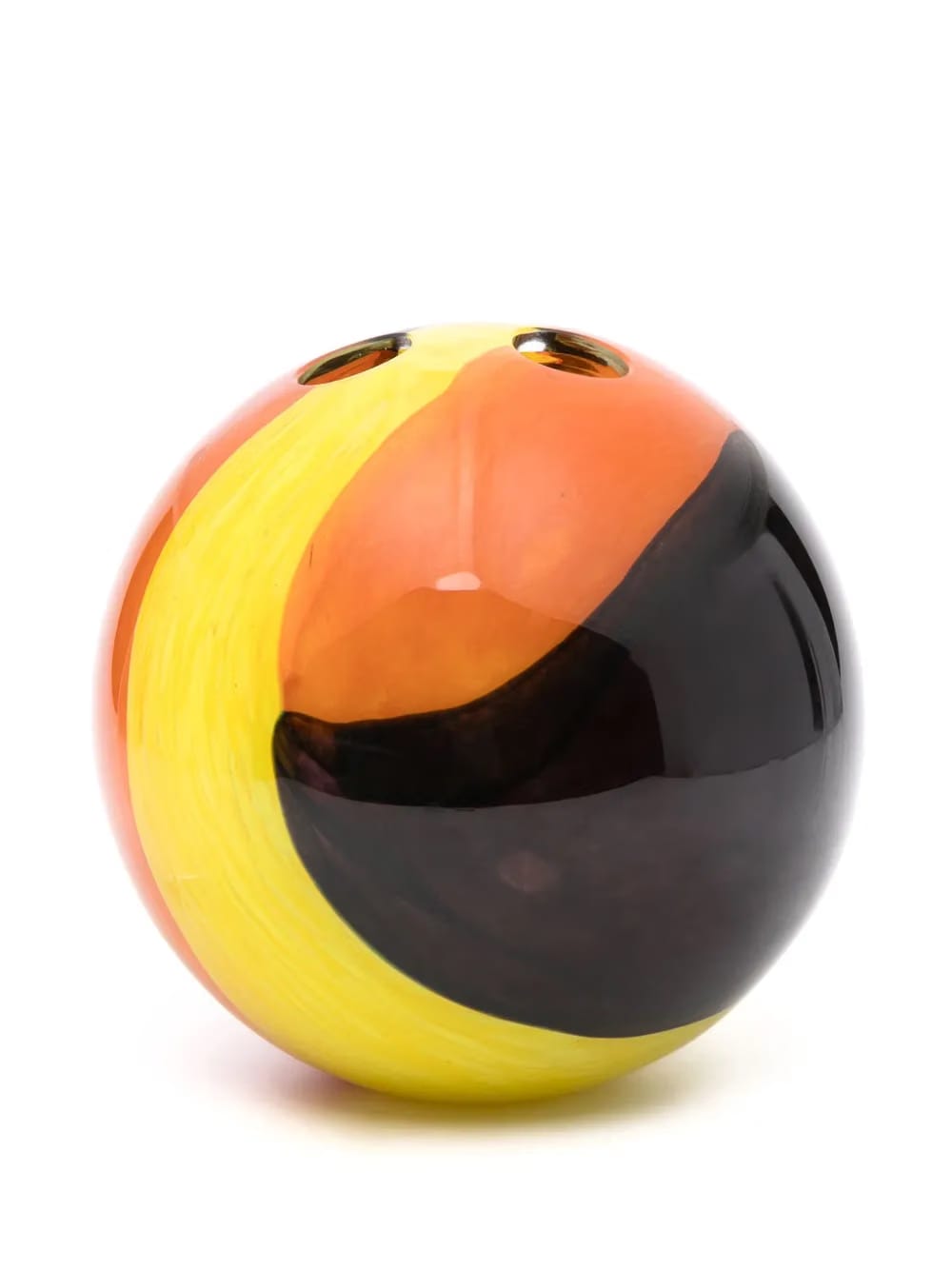 X Laguna B marbled glass vase