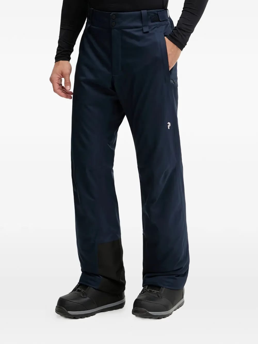 buttoned skiwear trousers