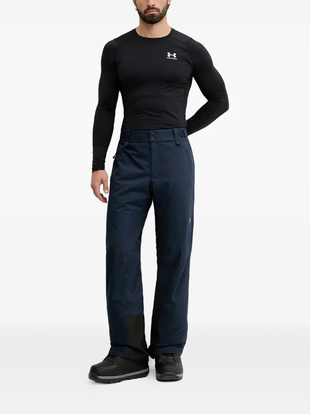 buttoned skiwear trousers
