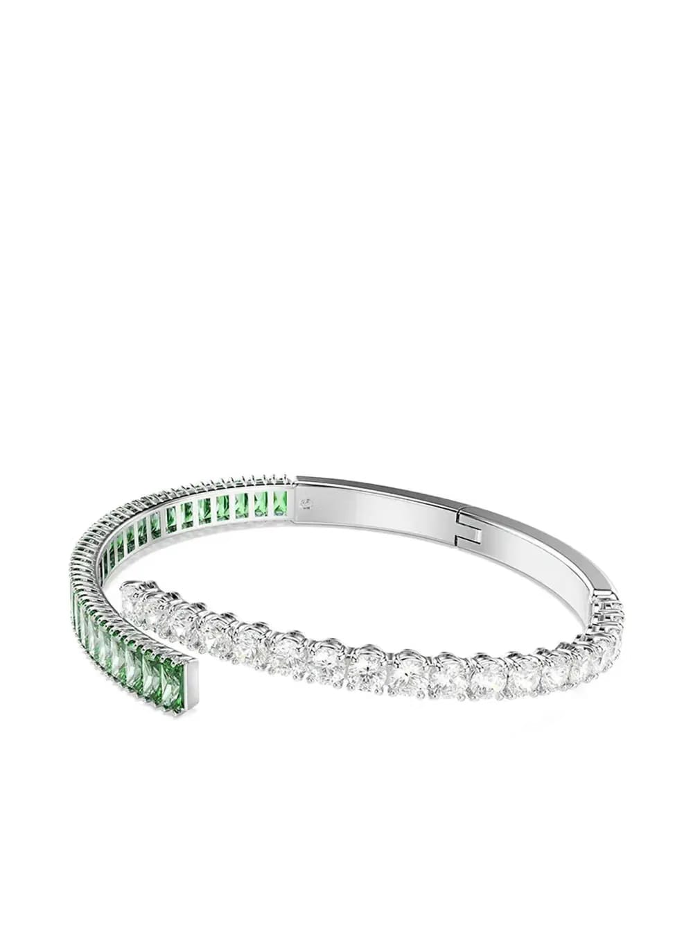 Matrix emerald-stone white-stone bracelet