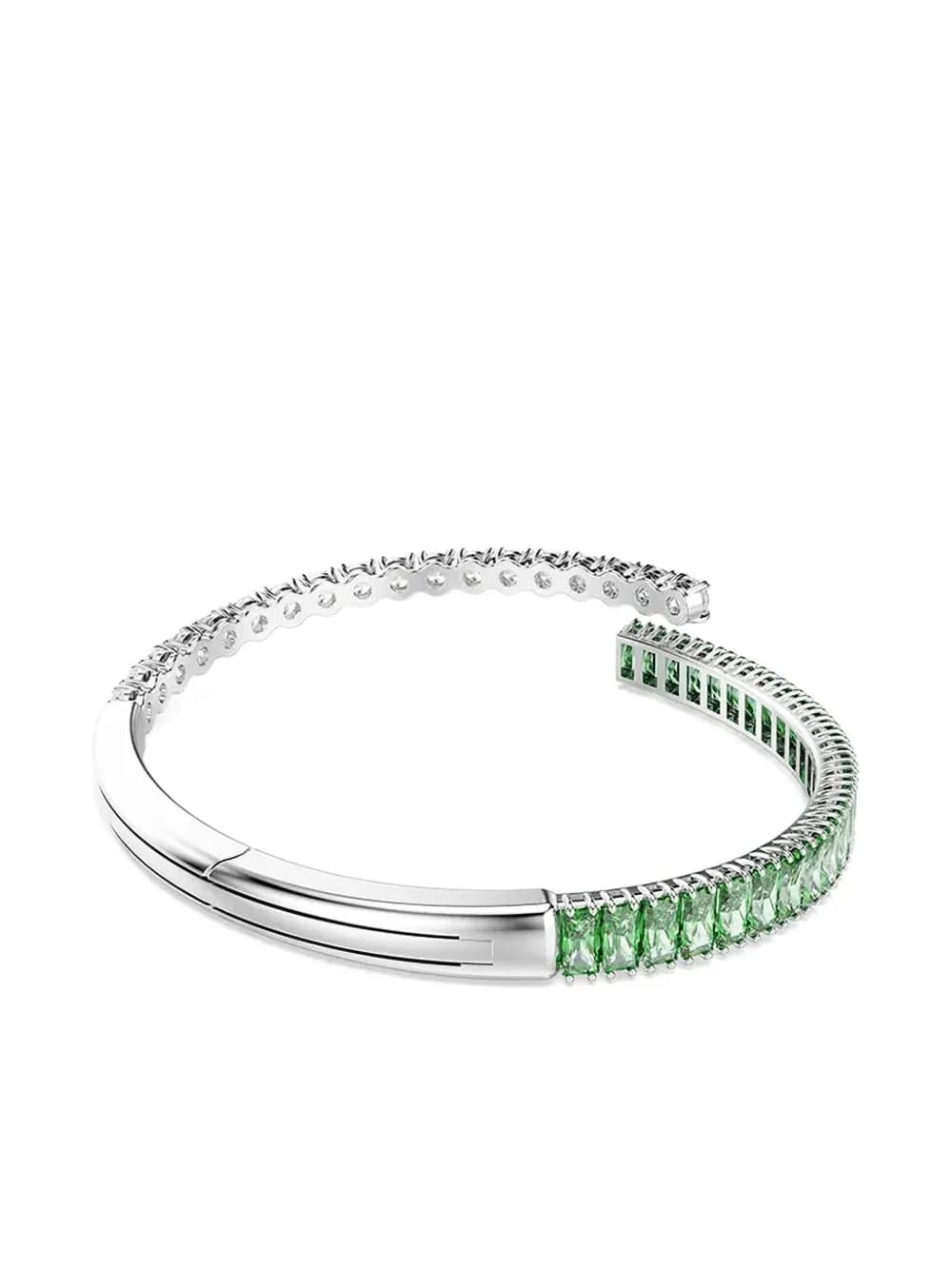 Matrix emerald-stone white-stone bracelet