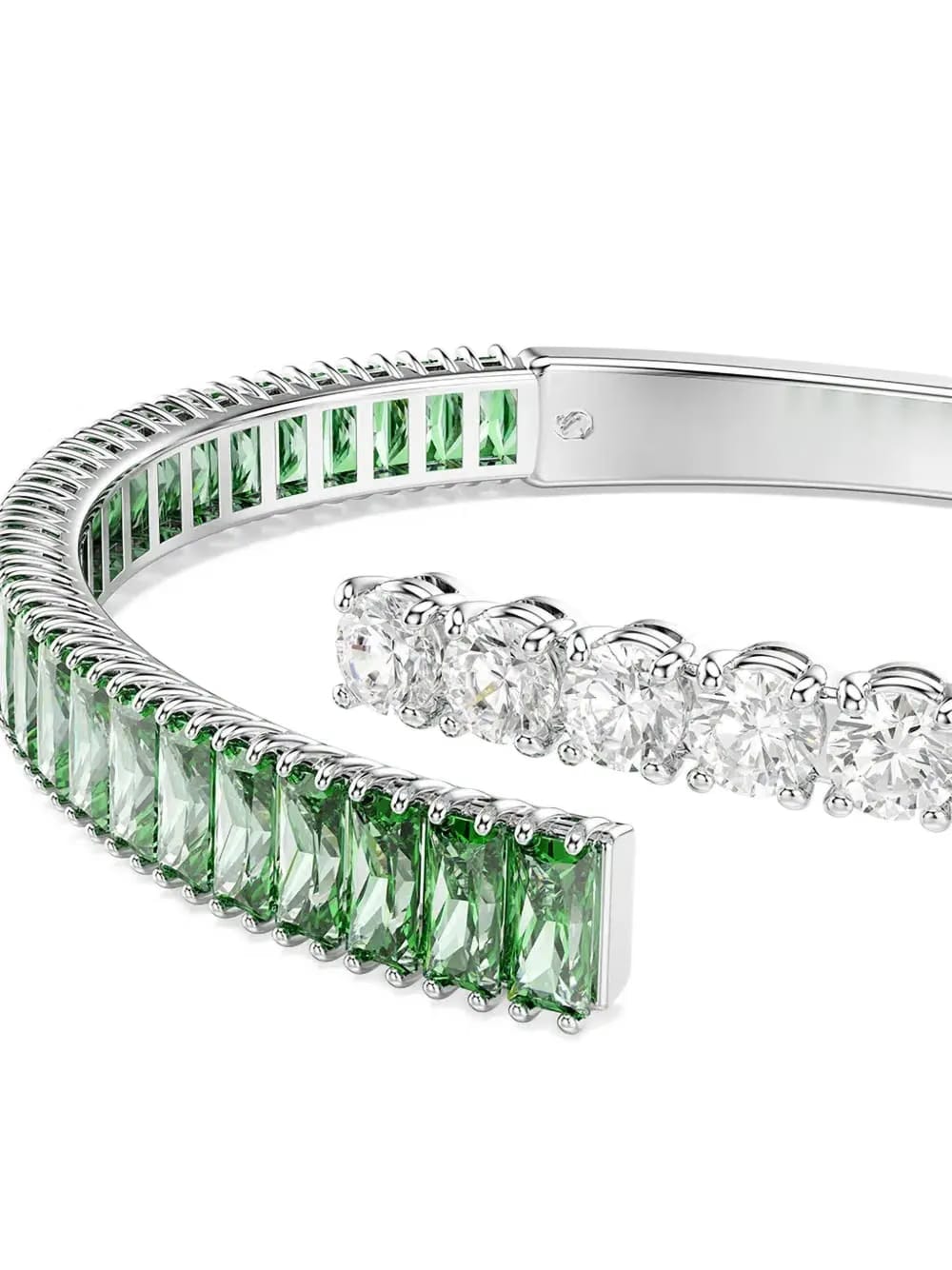 Matrix emerald-stone white-stone bracelet