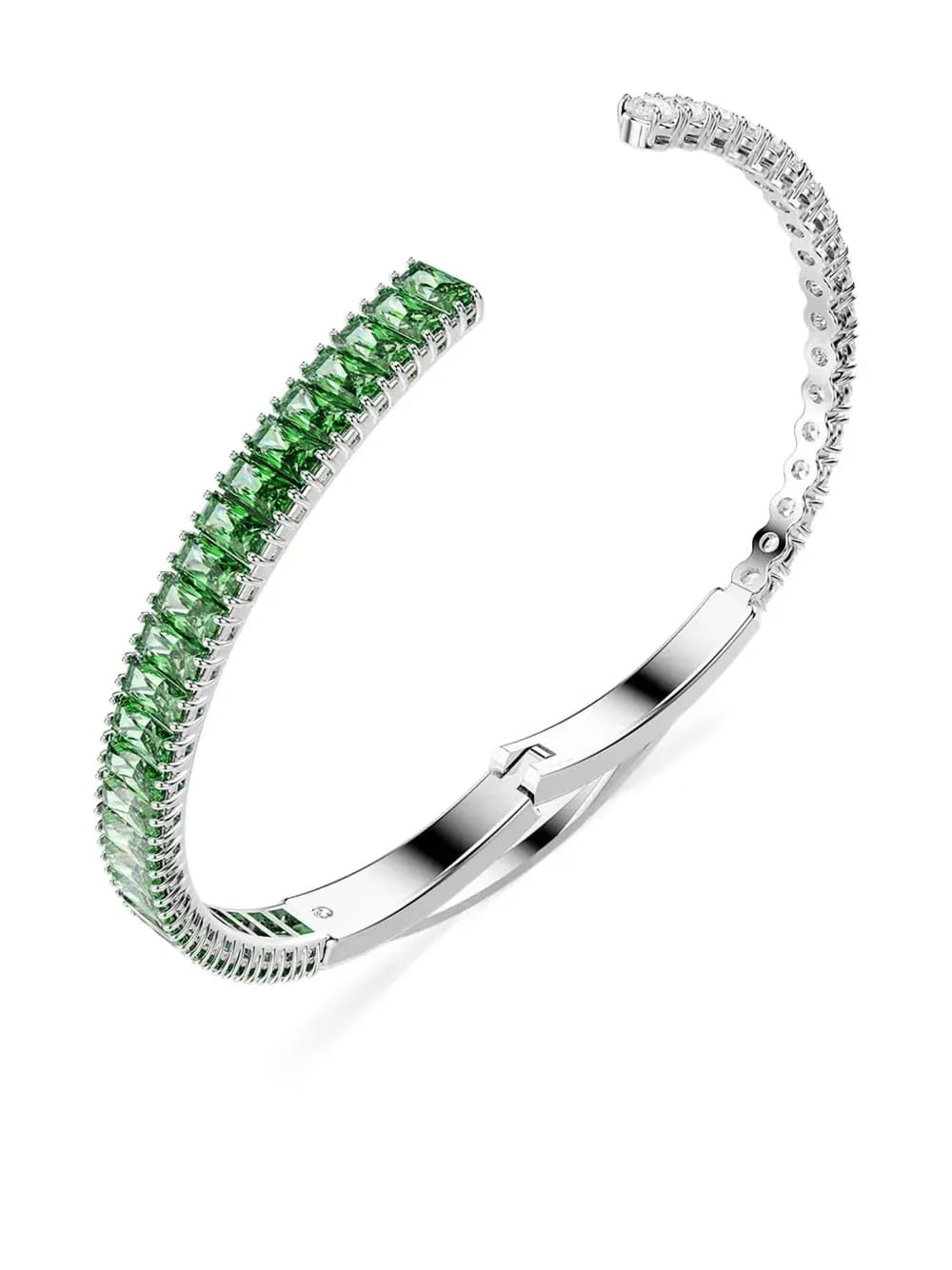 Matrix emerald-stone white-stone bracelet
