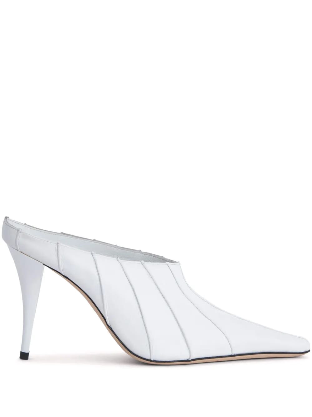 Trish leather mules