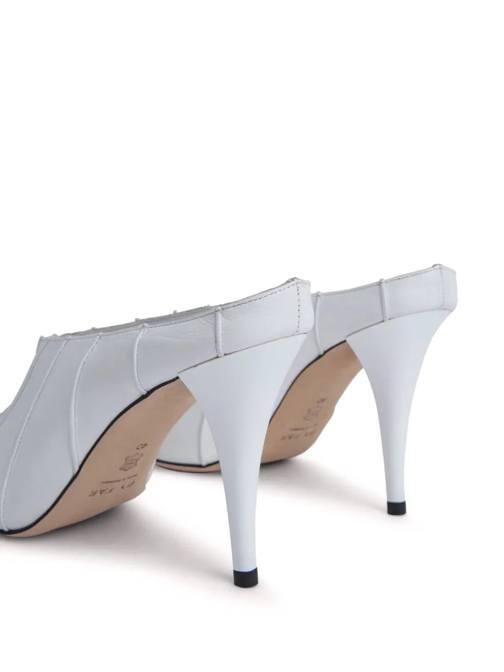 Trish leather mules