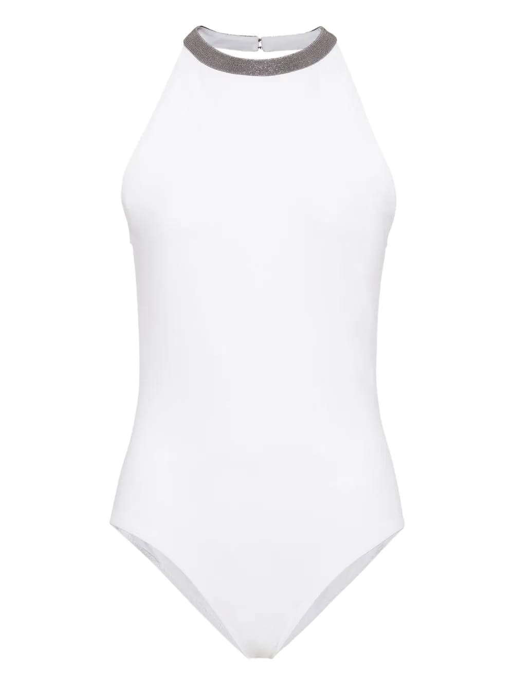 Monili-detail swimsuit