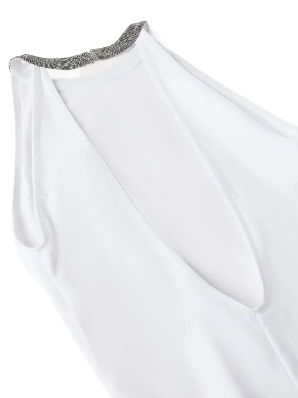 Monili-detail swimsuit