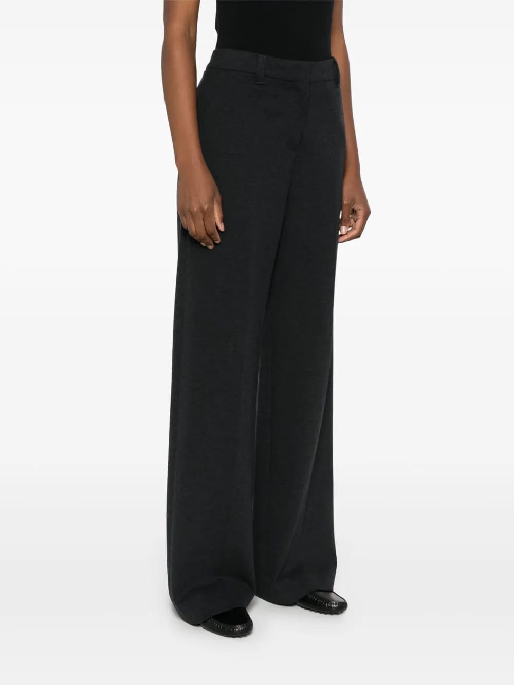 high-waist palazzo pants