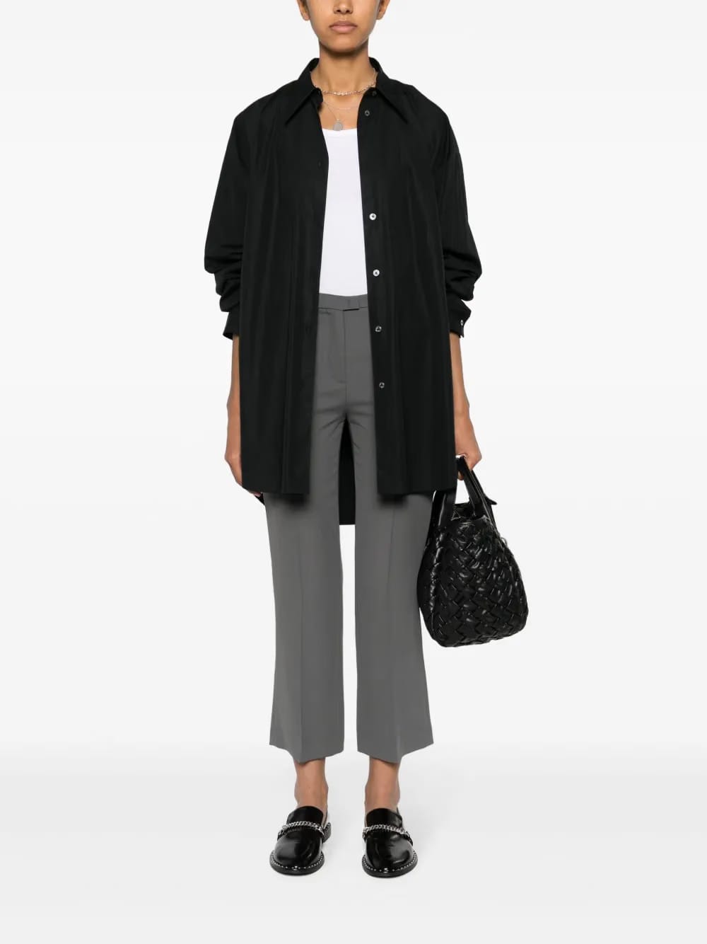 Pleomele cropped trousers