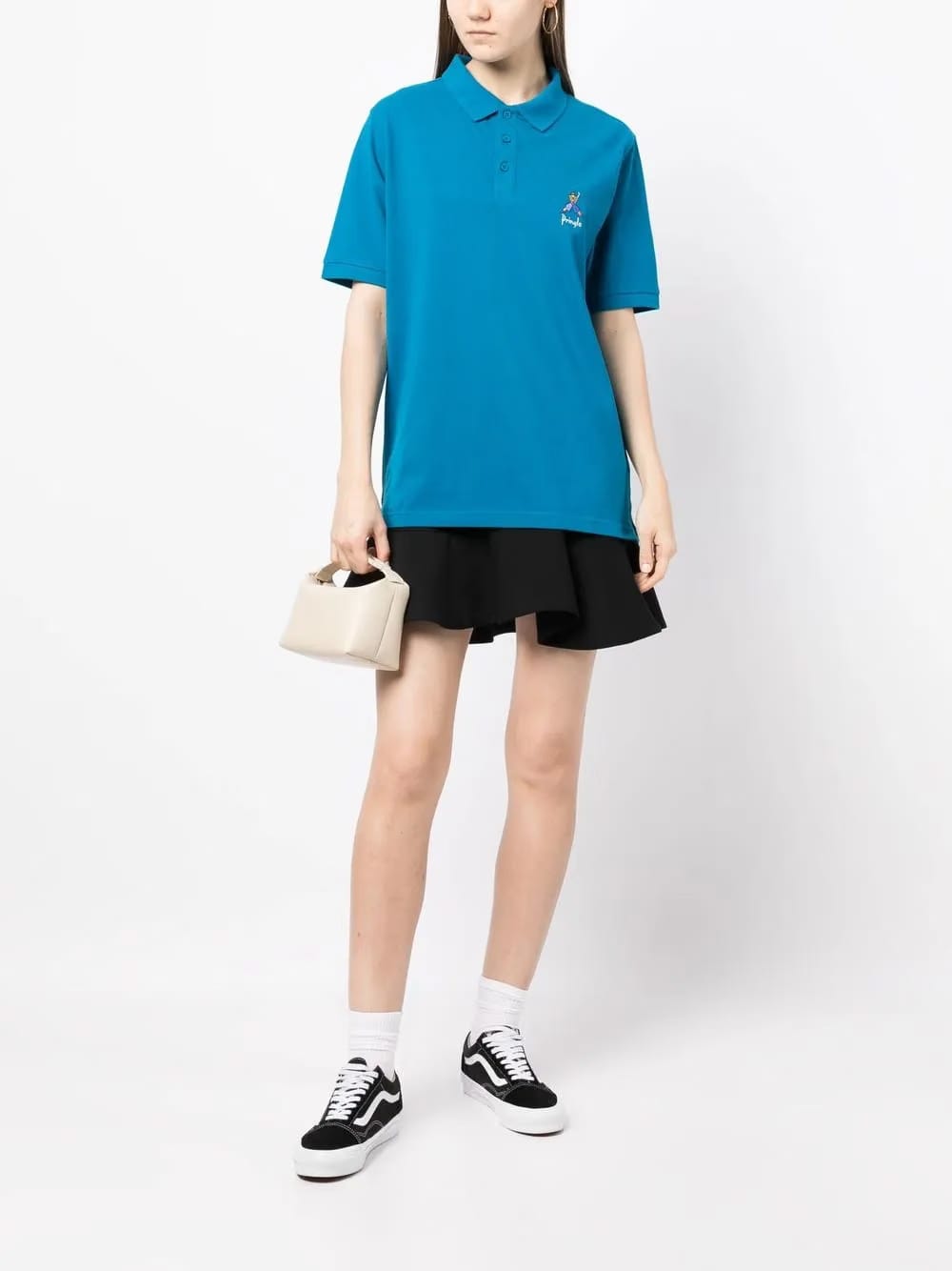 Geometric George Golf polo shirt