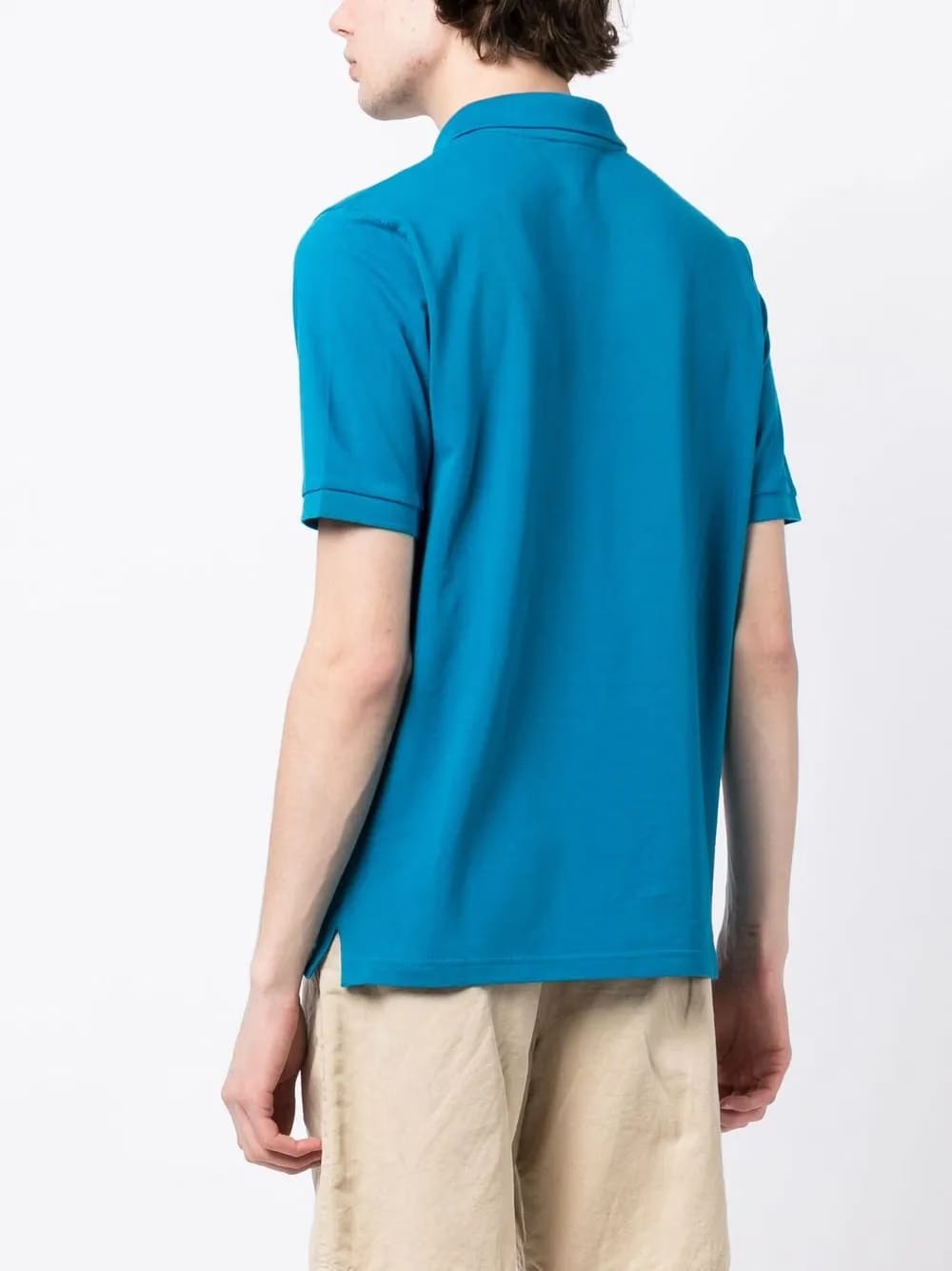 Geometric George Golf polo shirt