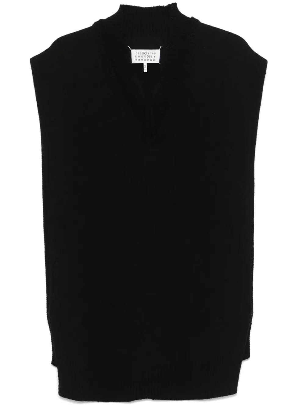 layered knitted vest