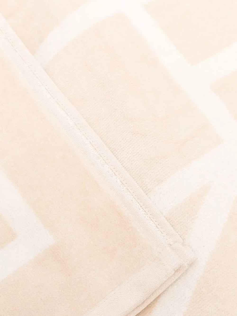 monogram jacquard towel