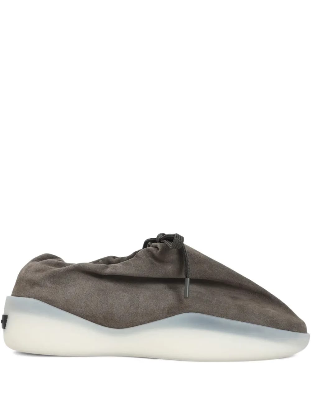 suede drawstring sneakers